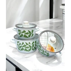 Набор кастрюль Gallery Home GH-000025, разноцветный, 3 шт