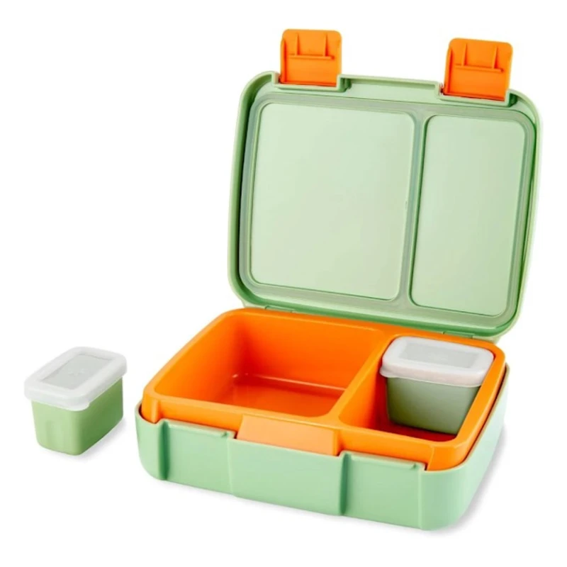 Контейнер для еды Zoo Bento Енот, зеленый, 3+ лет