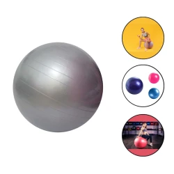Fitnes topu Gymnic 1062 PVC, boz, 85 sm