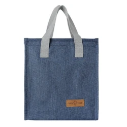 Lanç-boks Miniso Solid Color Lunch Bag, göy