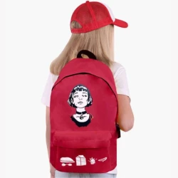 Сумка поясная Матильда красная