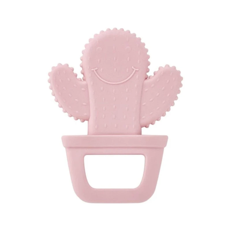 Прорезыватель Babyjem в форме кактуса, Розовый