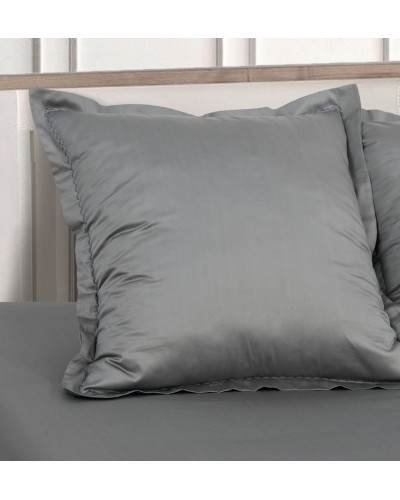 Yataq dəsti Артпостель Жюли, yorğan üzü 175x215 sm, mələfə 220x240 sm, yastıq üzü 50x70/70x70 sm, ikinəfərlik, mako-satin, boz/çəhrayı