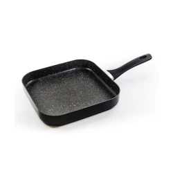 Tava Cegeco 101092, kvadrat, 28x2.5 sm, qranit, qara