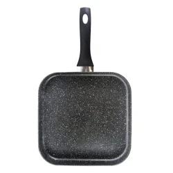 Tava Cegeco 101092, kvadrat, 28x2.5 sm, qranit, qara