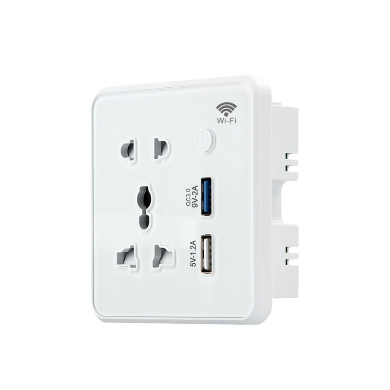 Умная розетка Tuya Smart Life WiFi Dual USB-A White Умная розетка Tuya Smart Life WiFi Dual USB-A White