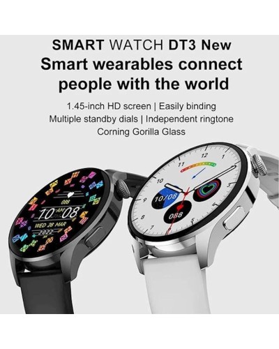 Ağıllı saat DT3 Silver