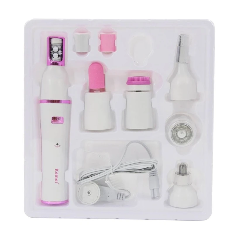 Эпилятор-триммер с насадками 7 в 1 Kemei KM-2189 Эпилятор-триммер с насадками 7 в 1 Kemei KM-2189