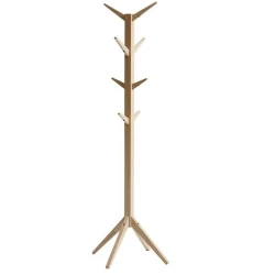 Напольная вешалка JYSK Sejs, 60x60x178 см, дерево, золотистый Напольная вешалка JYSK Sejs, 60x60x178 см, дерево, золотистый
