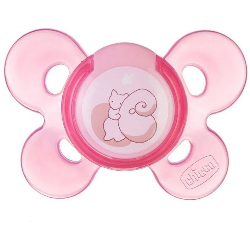 Пустышка Chicco Physio Comfort Pink, 0-6 месяцев, силикон, розовый Пустышка Chicco Physio Comfort Pink, 0-6 месяцев, силикон, розовый