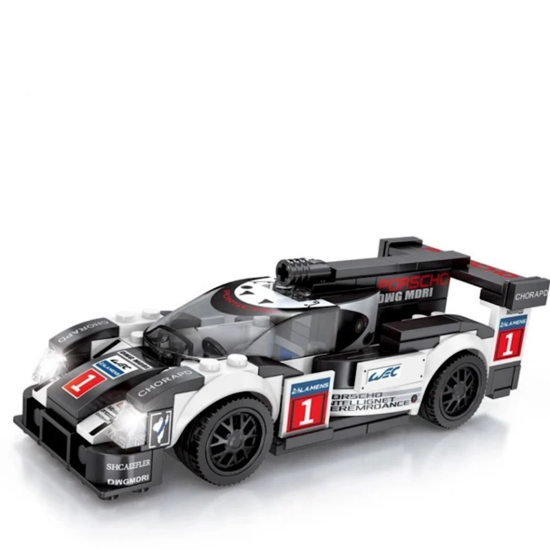 Блочный конструктор Sembo Cars-444, белый/черный, 178 элементов, 6+