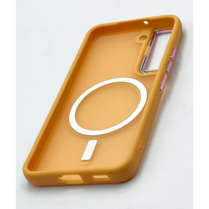 Çexol MagSafe Samsung Galaxy S22 üçün, narıncı