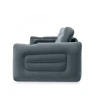 Двухместный надувной диван-трансформер Intex Pull-Out Sofa с насосом, ПВХ, черный, 203х224х66 см Двухместный надувной диван-трансформер Intex Pull-Out Sofa с насосом, ПВХ, черный, 203х224х66 см