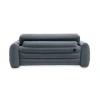 Двухместный надувной диван-трансформер Intex Pull-Out Sofa с насосом, ПВХ, черный, 203х224х66 см Двухместный надувной диван-трансформер Intex Pull-Out Sofa с насосом, ПВХ, черный, 203х224х66 см