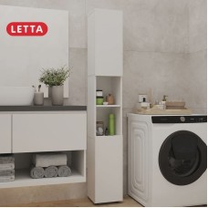 Hamam otağı üçün şkaf-penal Letta 3563_Letta25BathPenWh, 26x28x183.5 sm