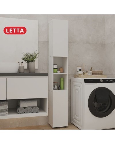 Hamam otağı üçün şkaf-penal Letta 3563_Letta25BathPenWh, 26x28x183.5 sm