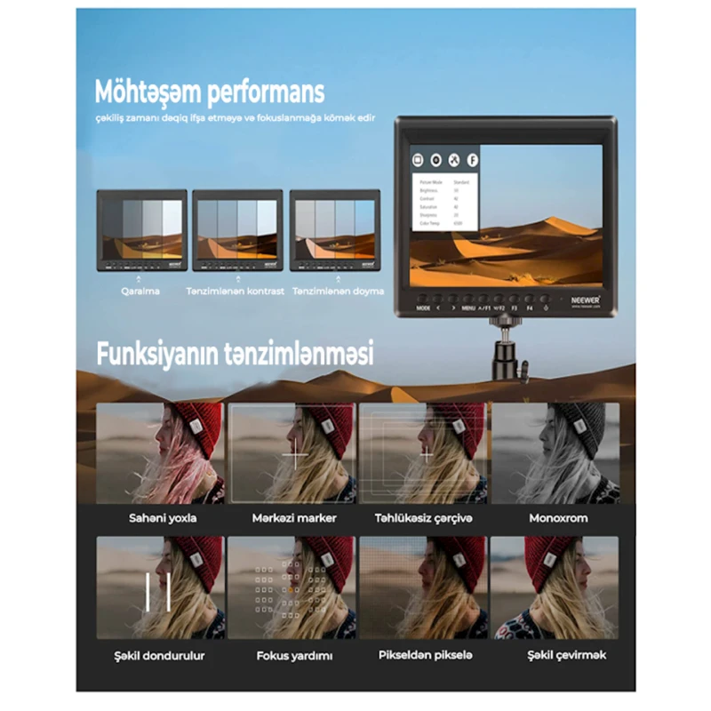 Внешний монитор для камеры Neewer F100 Внешний монитор для камеры Neewer F100