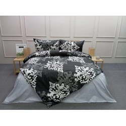 Комплект постельного белья MiraNova FS-214, пододеяльник 200х220 см, простыня 220х240 см, наволочка 50х70 см, двуспальный, товар в ассортименте