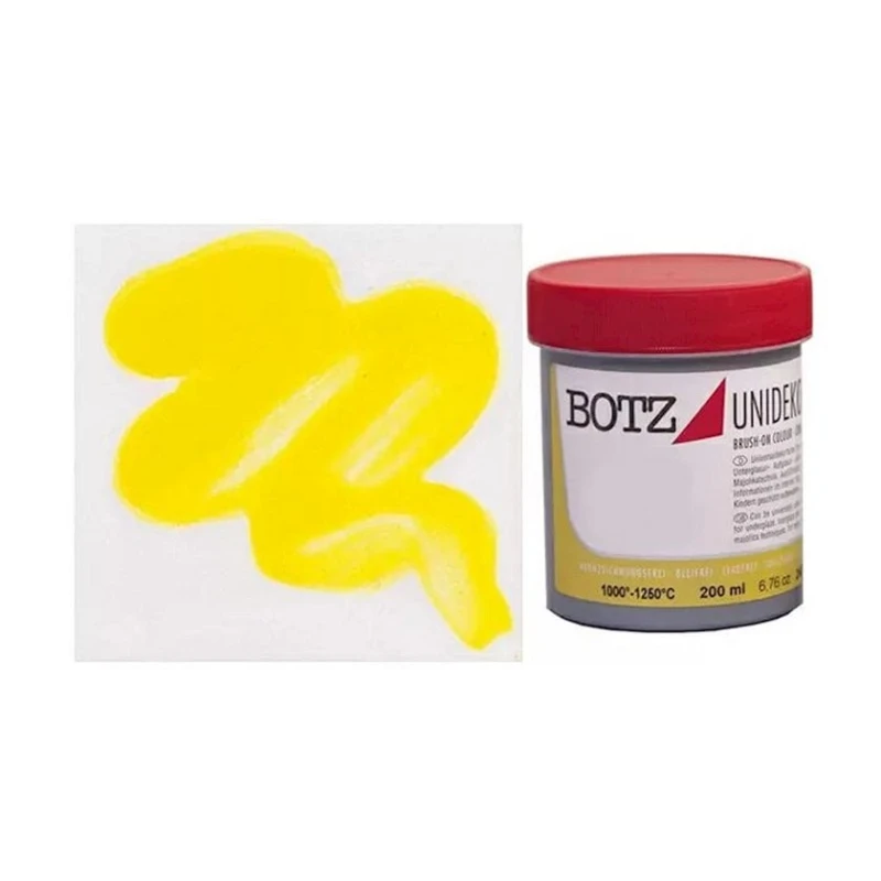 Краска для керамики Botz Unidekor 4017, желтый, 200 мл