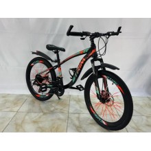 Şəhər velosipedi BB-854, qara/yaşıl