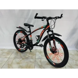 Şəhər velosipedi BB-854, qara/yaşıl