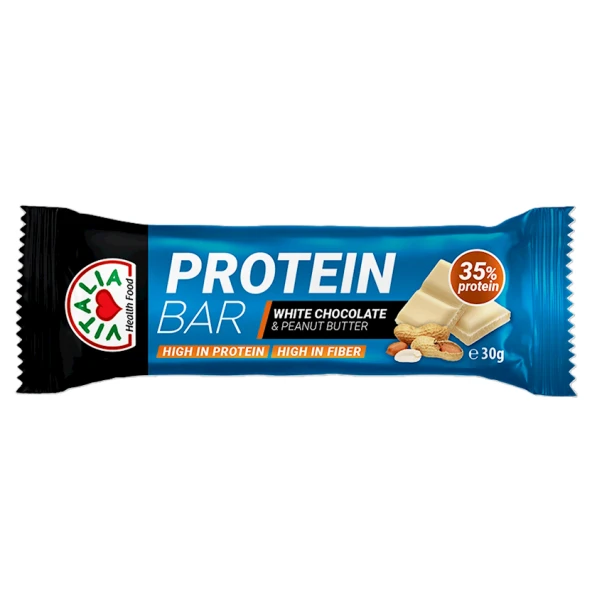 Proteinli bar Vitalia, yerfındığı pastası və ağ şokolad, 30 q Proteinli bar Vitalia, yerfındığı pastası və ağ şokolad, 30 q