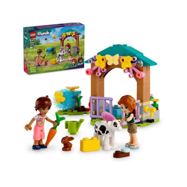 Конструктор LEGO Friends Autumn's Baby Cow Shed 42607, 5+ лет, 79 элементов