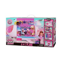 Oyun dəsti MGA L.O.L. Surprise Omg Travel Plane, 4+ yaş