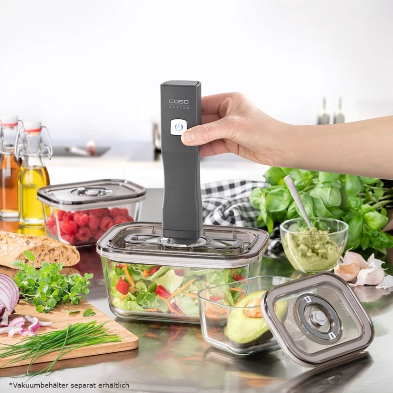 Вакуумный насос CASO Design1301, +10 прозрачных пакетов Вакуумный насос CASO Design1301, +10 прозрачных пакетов