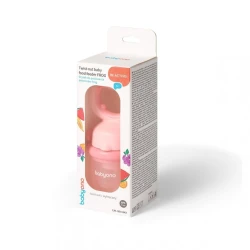 Ниблер Babyono Frog 1543, 5x12 см, силикон/полипропилен, розовый Ниблер Babyono Frog 1543, 5x12 см, силикон/полипропилен, розовый