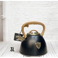 Çaydan Vicalina SHA-00006586, paslanmayan polad, qara, 3 l