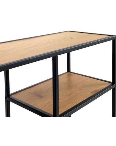 Stellaj JYSK Trappedal 7 rəf, 70x30x178 sm, qəhvəyi/qara