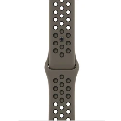 Ремешок Apple Watch 45mm Olive Grey/Black Nike Sport Band (MPH73ZM/A)