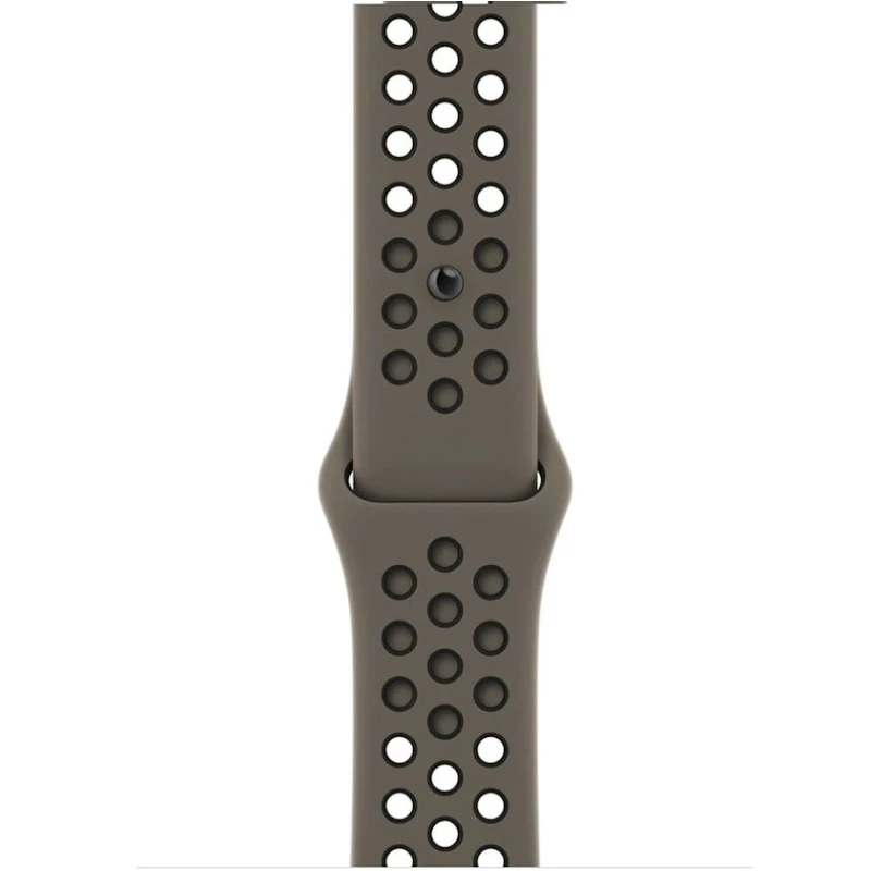Ремешок Apple Watch 45mm Olive Grey/Black Nike Sport Band (MPH73ZM/A)