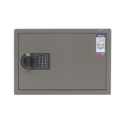 Офисный сейф Aiko TM-30 EL, электронный кодовый, коричневый, 300x440x355 мм