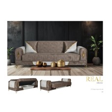 Divan Real qəhvəyi, 225x80x80 mm