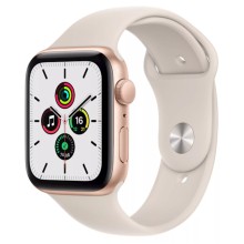 Ağıllı-saat Apple Watch SE GPS 40mm Gold Aluminum Case with Starlight Sport Band (MKQ03LL/A)