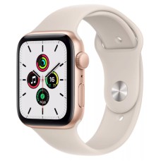Ağıllı-saat Apple Watch SE GPS 40mm Gold Aluminum Case with Starlight Sport Band (MKQ03LL/A)