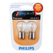 Avtomobil üçün lampa Philips P-12498B2 12V P21W BA15s, 2 əd