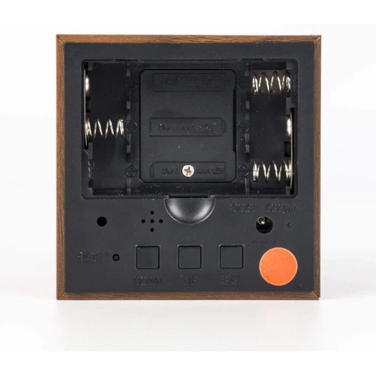 Мини-светодиодный будильник с отображением времени, даты и температуры. 6240_0588