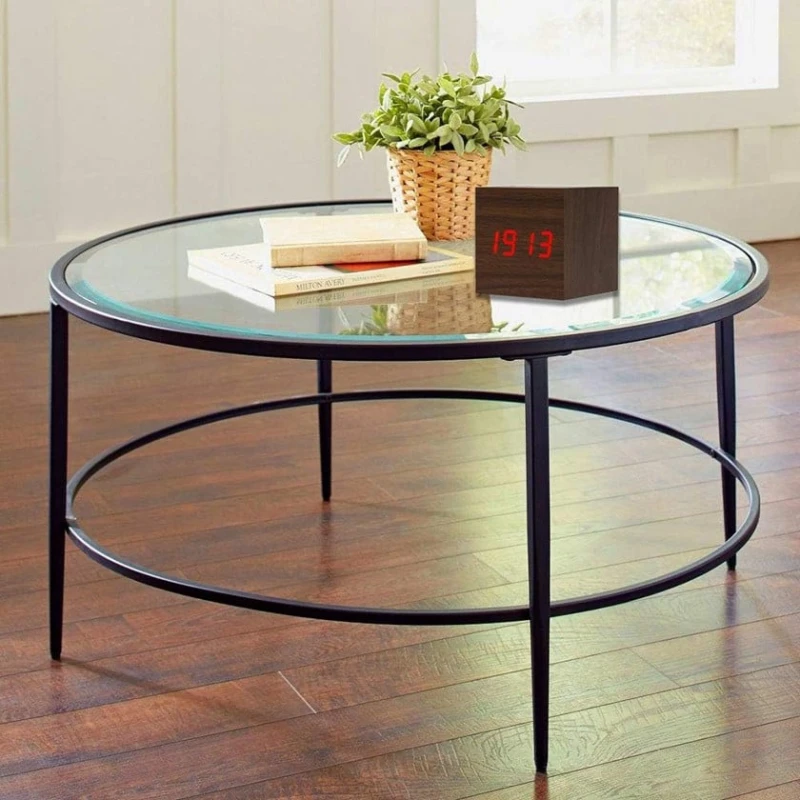 Мини-светодиодный будильник с отображением времени, даты и температуры. 6240_0588