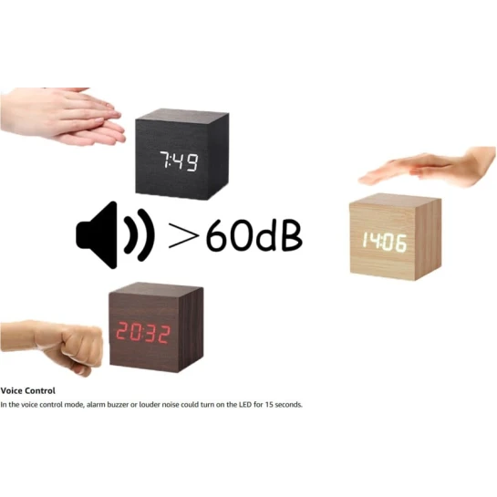 Мини-светодиодный будильник с отображением времени, даты и температуры. 6240_0588