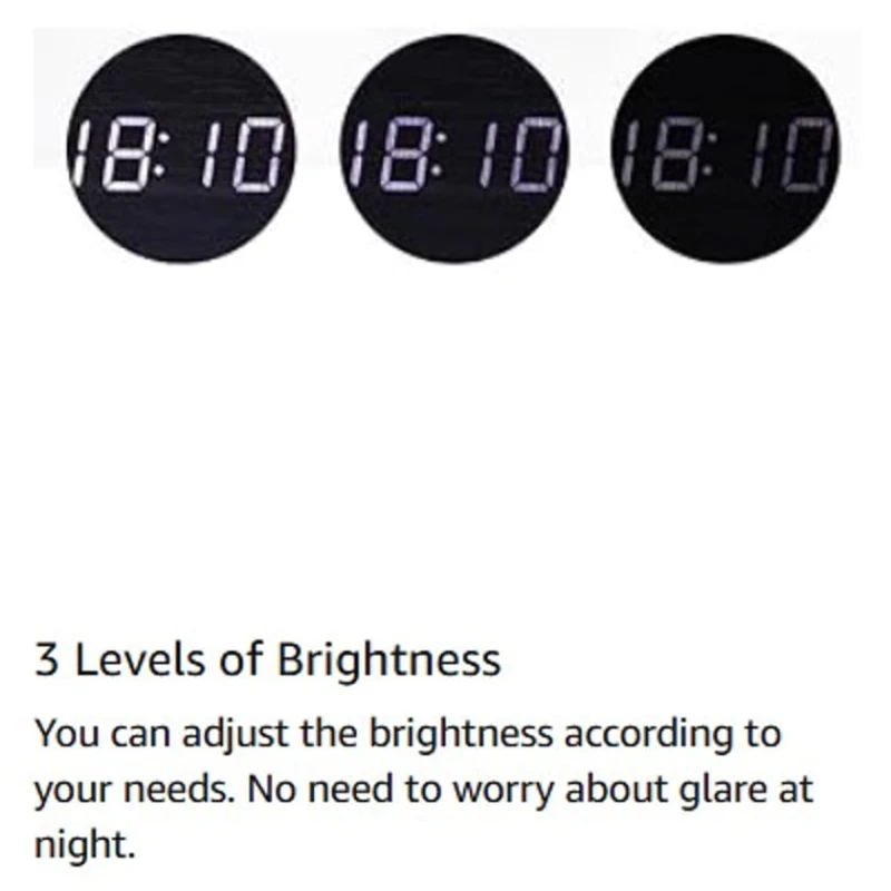 Мини-светодиодный будильник с отображением времени, даты и температуры. 6240_0588