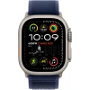 Умные часы Apple Watch Ultra 2 GPS + Cellular 49mm Natural Titanium Case with Blue Trail Loop - M/L
