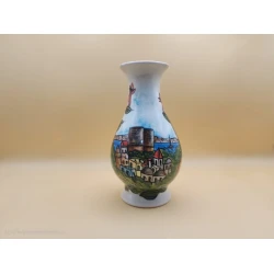 Ваза Бакинский Пейзаж, керамика, 19 см