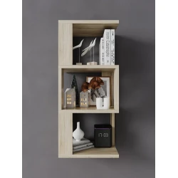 Полка настенная Art Mebel 21, ламинат, 68х30х20 см, бежевая