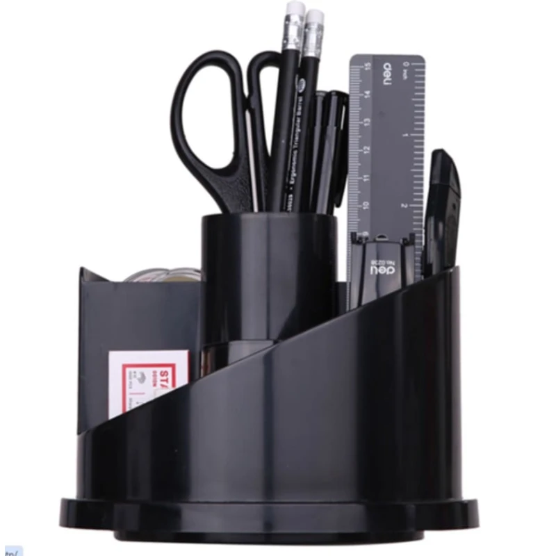 Канцелярский набор Deli 38251A, 17 предметов, черный Канцелярский набор Deli 38251A, 17 предметов, черный