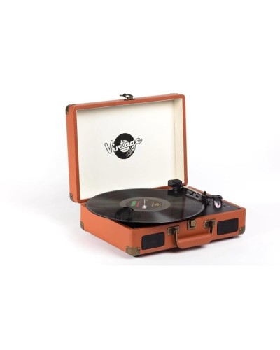Vinil plastin pleyeri Vintage Brown Classic
