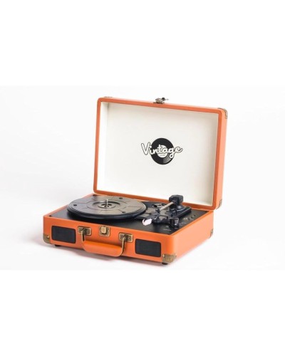 Vinil plastin pleyeri Vintage Brown Classic