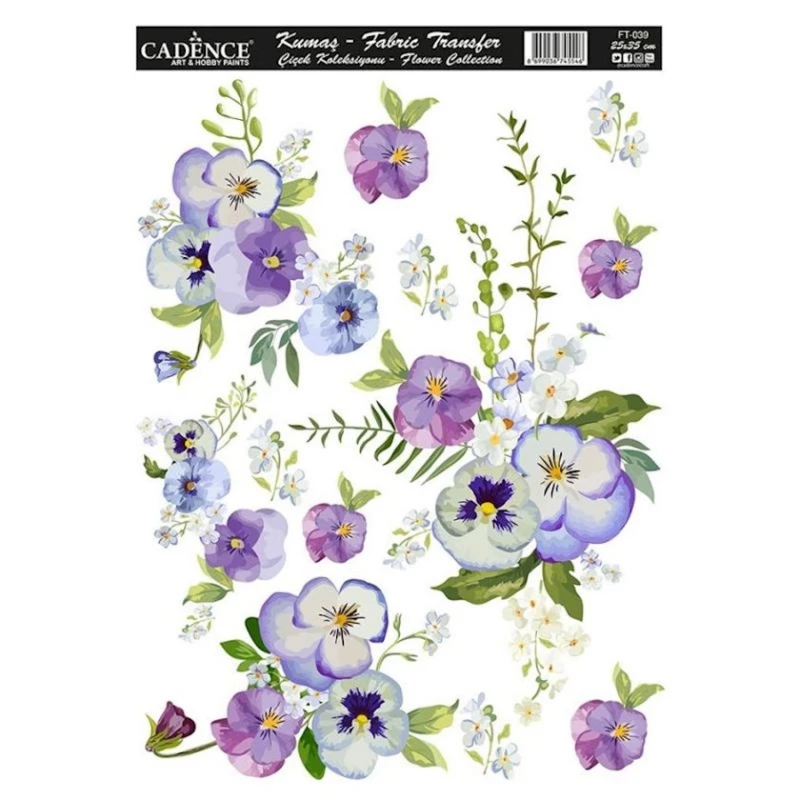 Трансфер для ткани Cadence Fabric Transfer FT-039, 25x35 см Трансфер для ткани Cadence Fabric Transfer FT-039, 25x35 см
